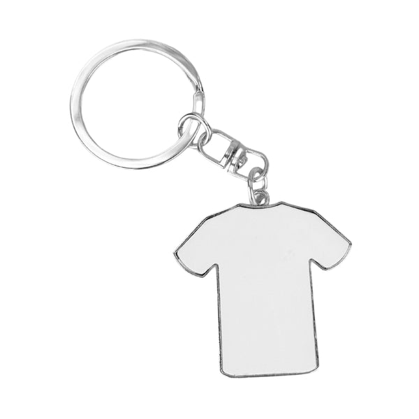 Shirt Shape Metal Keyring