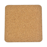 Square Shape MDF Coaster - Cork Backed