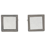 Square Metal Cufflinks (Pair)