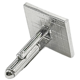 Square Metal Cufflinks (Pair)