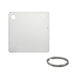 Square MDF Keyring - Double Sided