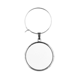 Wine Glass Drink Charm - Silver
