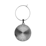 Wine Glass Drink Charm - Silver