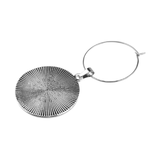 Wine Glass Drink Charm - Silver