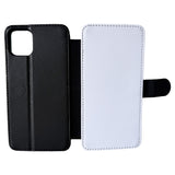 iPhone 11 Pro Max - PU Leather Flip Wallet Sublimation Phone Case