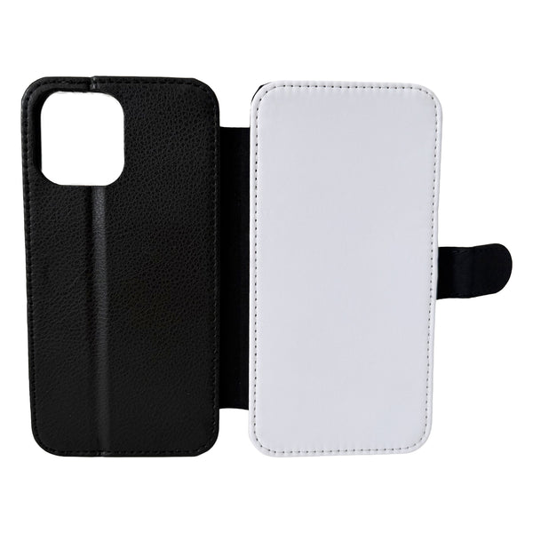 iPhone 13 Pro Max - PU Leather Flip Wallet Sublimation Phone Case