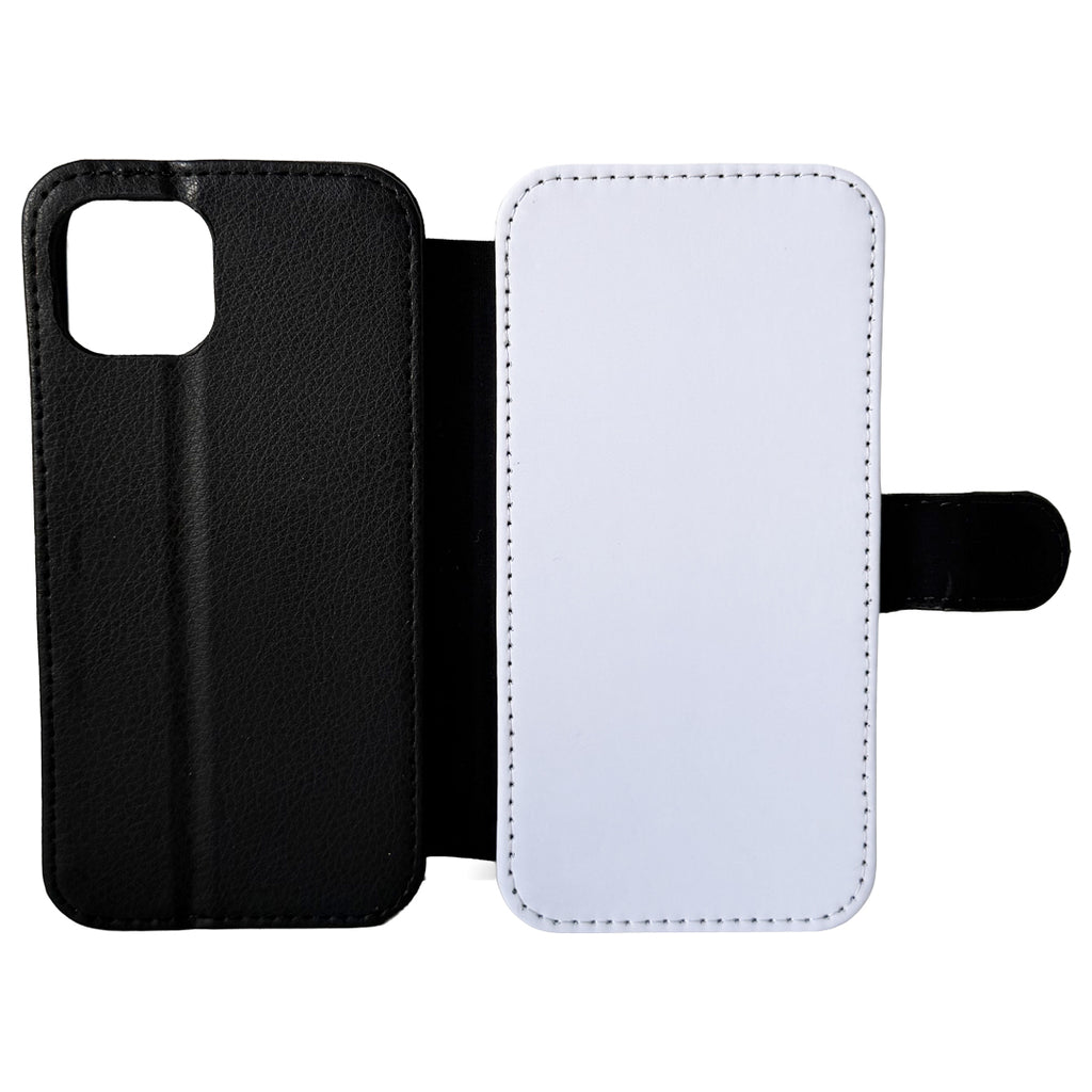 iPhone 14 - PU Leather Flip Wallet Sublimation Phone Case