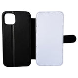 iPhone 14 Plus - PU Leather Flip Wallet Sublimation Phone Case