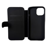 iPhone 15 - PU Leather Flip Wallet Sublimation Phone Case