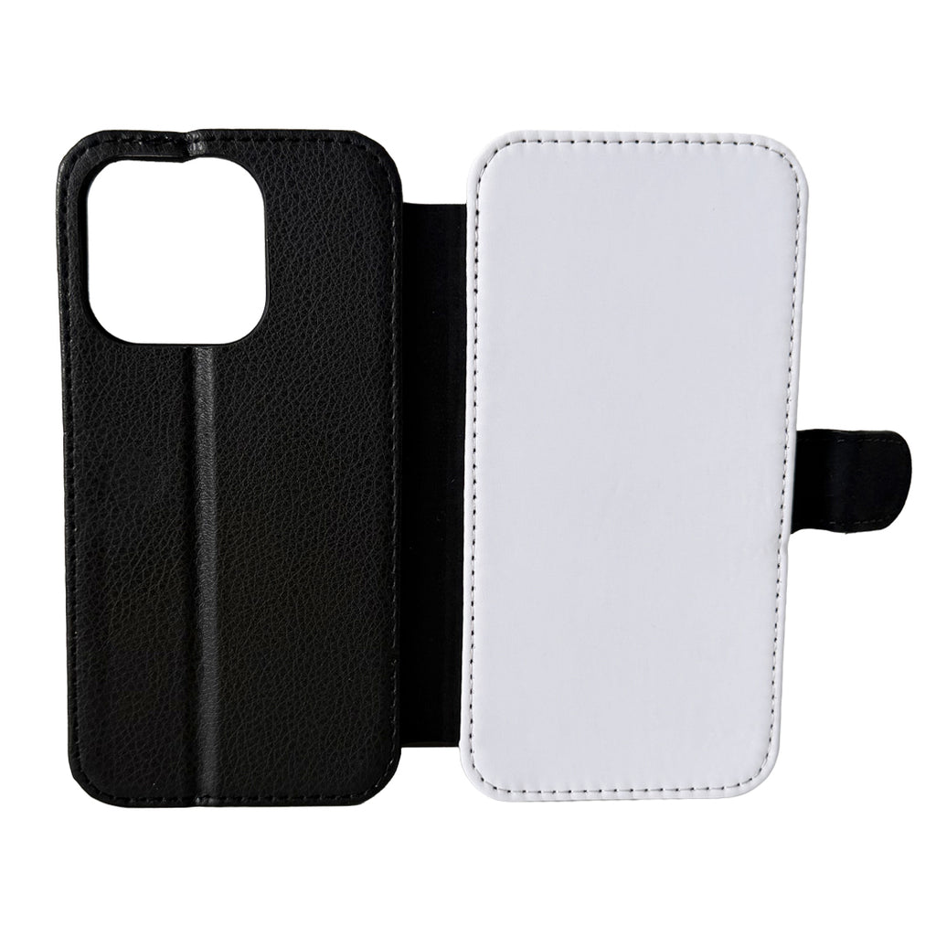 iPhone 15 Pro - PU Leather Flip Wallet Sublimation Phone Case
