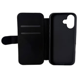 iPhone 16 - PU Leather Flip Wallet Sublimation Phone Case
