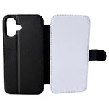 iPhone 16 Plus - PU Leather Flip Wallet Sublimation Phone Case