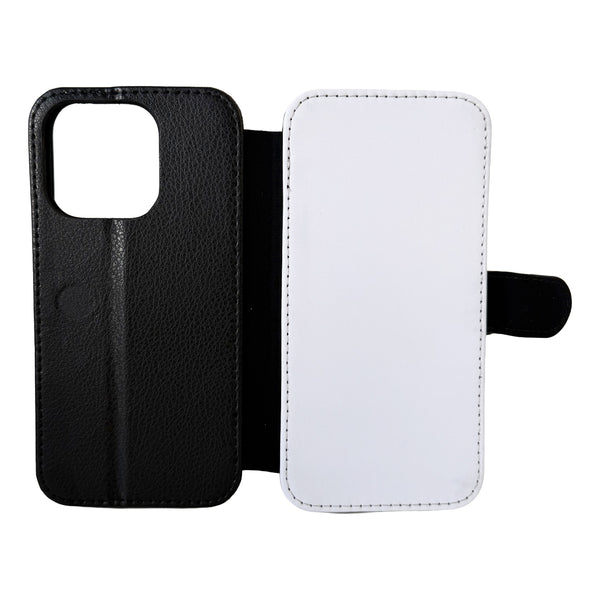 iPhone 16 Pro - PU Leather Flip Wallet Sublimation Phone Case