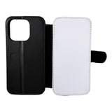 iPhone 16 Pro - PU Leather Flip Wallet Sublimation Phone Case