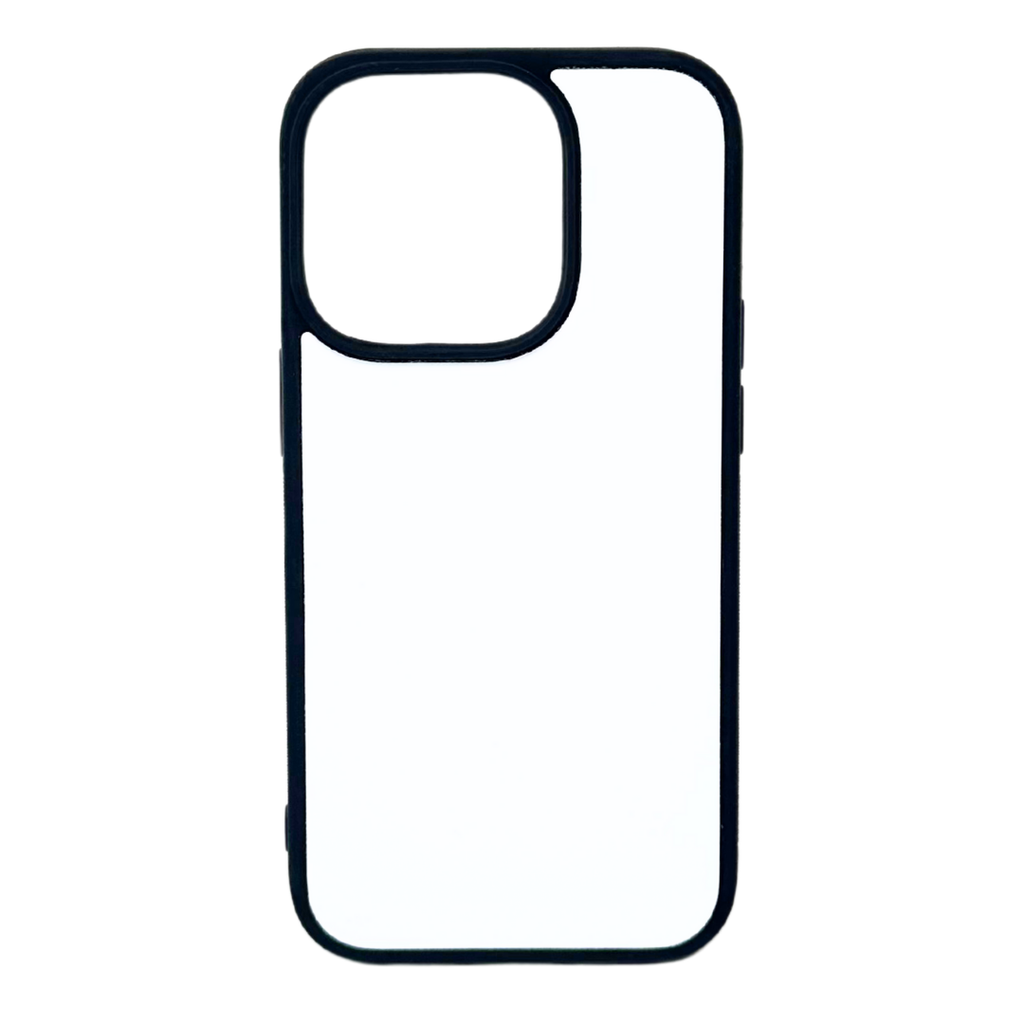 iPhone 14 Pro - TPU Rubber Sublimation Phone Case (Highest Quality) - Black