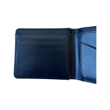 PU Leather Sublimation Mens Wallet - Black