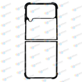 Samsung Galaxy Z Flip 4 - TPU Rubber Sublimation Case - Black Sublizon
