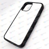 iPhone 12 Mini - TPU Rubber Case (Highest Quality) - Black - Sublizon