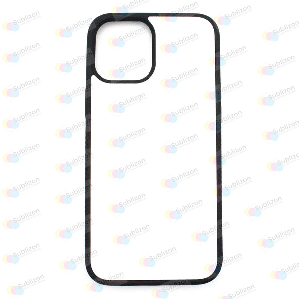 iPhone 12 Pro Max - TPU Rubber Case (Highest Quality) - Black - Sublizon