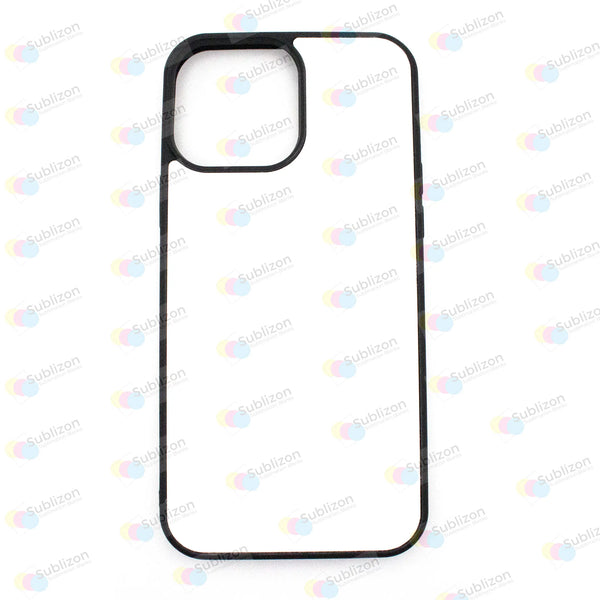 iPhone 13 Pro Max - TPU Rubber Case (Highest Quality) - Black - Sublizon