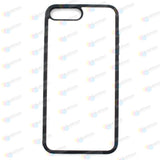iPhone 7 Plus / 8 Plus - TPU Rubber Case (Highest Quality) - Black - Sublizon