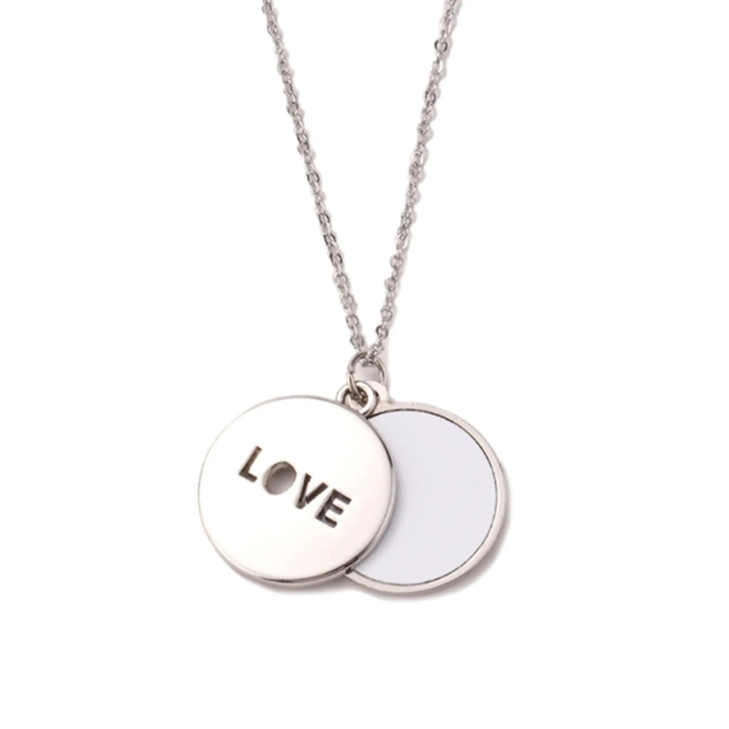 Love Pendant Necklace - Silver Sublizon